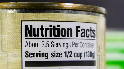 Understanding nutrition facts on canned food labels for better dietary choices