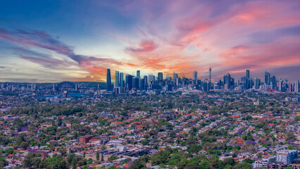 Wentworth Point a suburb in western Sydney newly built residential high rise apartments area on Parramatta River Sydney NSW Australia