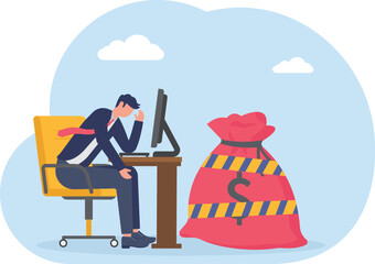 illustration of financial asset seizure for business law violations
