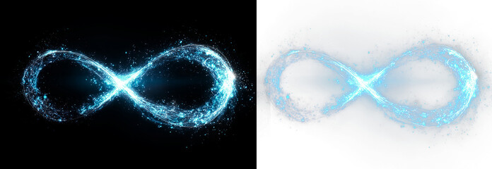 infinity sign drawn with ink strokes  © HAIK