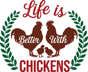 Obraz premium chicken svg, chicken svg bundle, chicken silhouette svg, farm animal svg, farmhouse chicken svg, chicken clipart svg