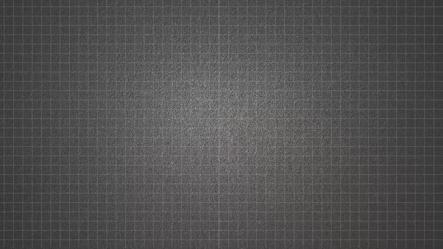 Abstract dark background with white lines moving horizontally and vertically across display surface