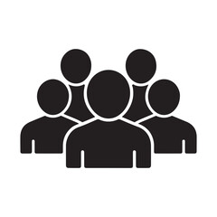 Therapy meeting group solid icon