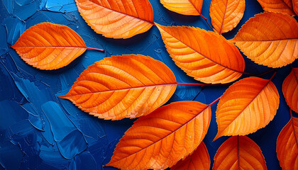 A wallpaper of autumn leaves
4