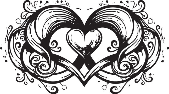 "Eternal Love Infinity Heart Tattoo Design"