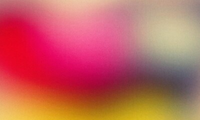 A colorful grainy gradient background featuring vivid pink, yellow, and soft beige hues. Ideal for modern digital design, artistic projects, creative textures, or as a lively abstract wallpaper.