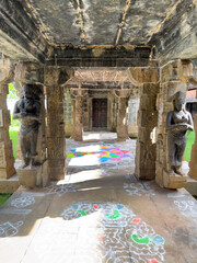 Small temple inside Padmanabhapuram Palace, also called Kalkulam Palace, is a historic Travancore-era royal residence situated in Padmanabhapuram, Kanyakumari district, Tamil Nadu.