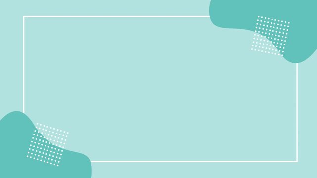 A simple background frame with a pop and cute shape
