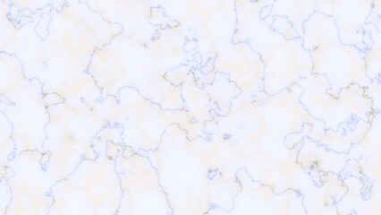 Naklejka premium White Marble Texture with Blue and Yellow Veins stock