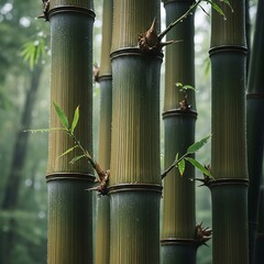 Bamboo Forest - A Serene Green Oasis of Natural Beauty.