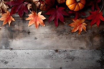 Obraz premium Autumn Maple Leaf Still Life Photography, Artistic Composition and Color Harmony Capturing Seasonal Transition with Poetic Serenity