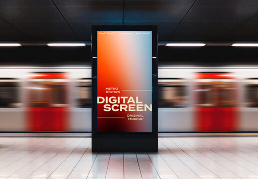 Metro Screen Mockup
