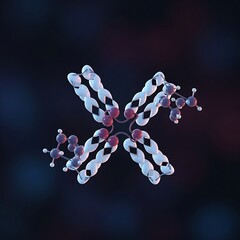 Antibody Structure - A Detailed Molecular Visualization of Immune Defense.