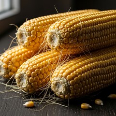 Fresh Corn on the Cob - A Harvest of Golden Goodness.