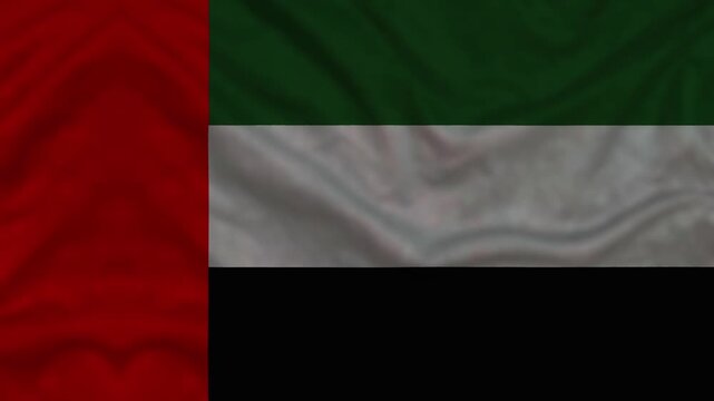 United Arab Emirates National Day Text and waving flag 4k Animation motion transparent background. National Day Celebrate of UAE on 2nd December. 
