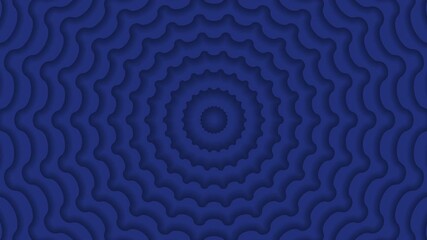 Hypnotic concentric blue ripples resembling sound waves. Perfect for digital backgrounds, music album covers, or calming graphic designs.