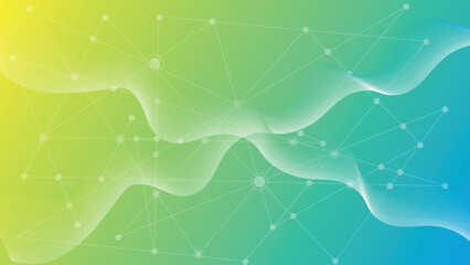 abstract tech network connection dots. Geometric background with abstract mesh. Web. Big data. glowing winter holiday decoration vector backdrop. White background with plexus lines. Colorful abstract.