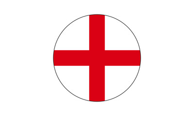 Flag of England &ndash; Circle