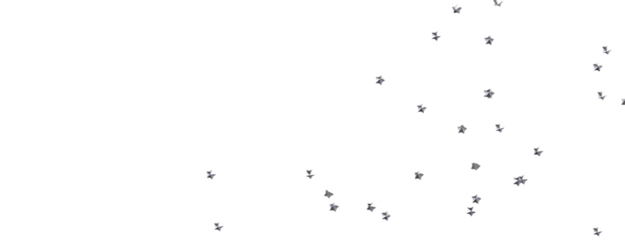 XMAS Stars - A gray whirlwind of golden snowflakes and stars. New