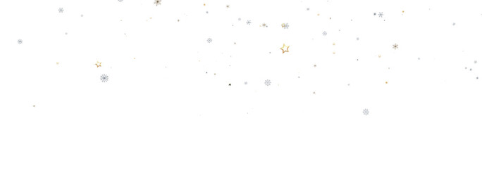 Beautiful winter background with glittering stars and snowflakes. Perfect for holiday designs.