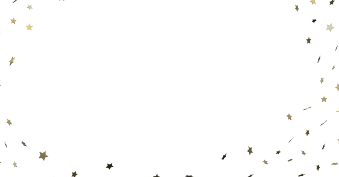 Falling Christmas Star Show: Mesmeric 3D Illustration Depicting Falling Holiday Stargazing Spectacle