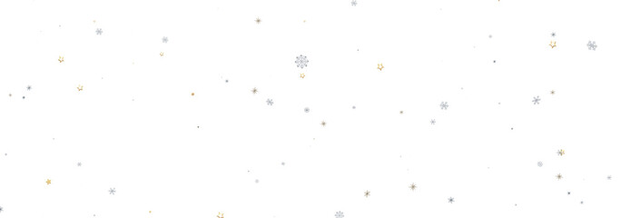 Festive winter background with snowflakes and stars. Perfect for holiday designs.