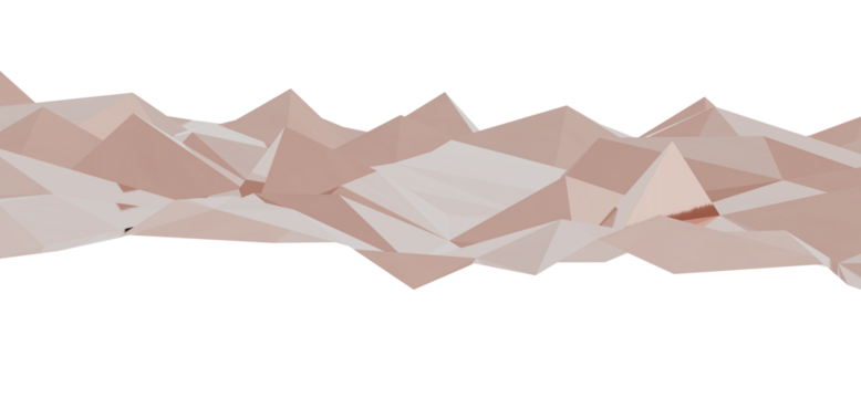 Abstract background image of a low poly mountain range in beige tones. Perfect for website banners, presentations, and design projects.