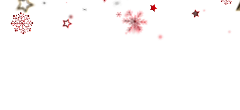 Festive winter background with red snowflakes and stars. Perfect for Christmas, New Year, and winter holidays.