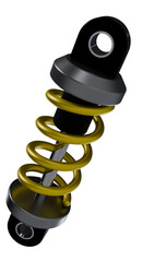 Yellow Shock absorber