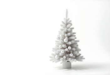silver christmas tree with stars