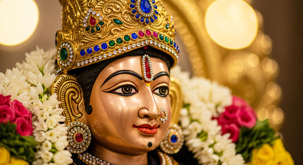Obraz premium Bhagavad Gita Jayanti — The Day of the appearance of the Bhagavad Gita
