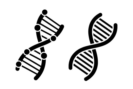 Dna helix icons - Powered by Adobe