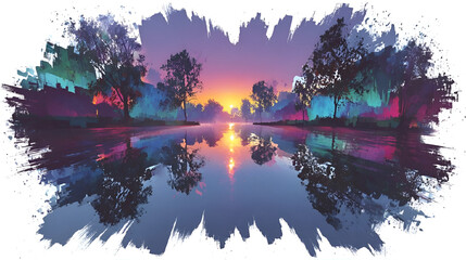 Obraz premium nature fragmented