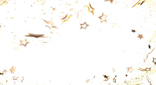 Abstract background with golden stars, perfect for festive designs, birthday cards, and celebration themes. Sparkle and glow for a magical touch