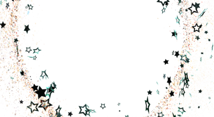 A captivating starry design. Perfect for backgrounds, cards, posters. Use for festive themes and celestial designs, modern, clean and abstract.