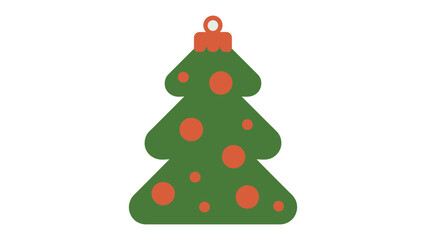 Festive Ornament: A classic Christmas tree ornament, decorated with cheerful red details, embodies the spirit of the holiday season and invites a feeling of warmth and joy.