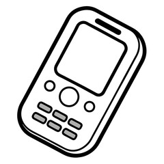 mobile phone vector illustration
