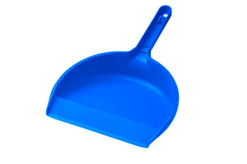Plastic dustpan isolated on transparent background