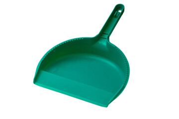 Plastic dustpan isolated on transparent background