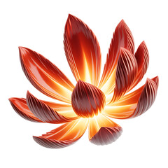 Fiery glowing flower with burning petals and vibrant light, transformation,blooming fire rose,red rose flower on fire,rose flowers burning with fire flames, smoke,fire flames on transparent background