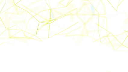 Modern abstract background with light green connected lines and a white space, perfect for tech, science, and design themes. Ideal for various c