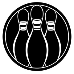 bowling ball and pins