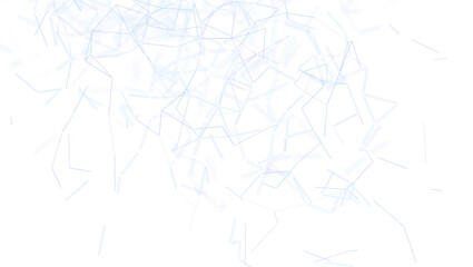 Abstract geometric illustration with connected lines on a white background, perfect for technology, communication, or network concepts. Ideal fo