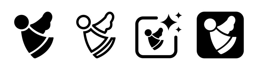 Holy angel icon vector illustration in transparent PNG for Christianity, faith, and spiritual design inspiration