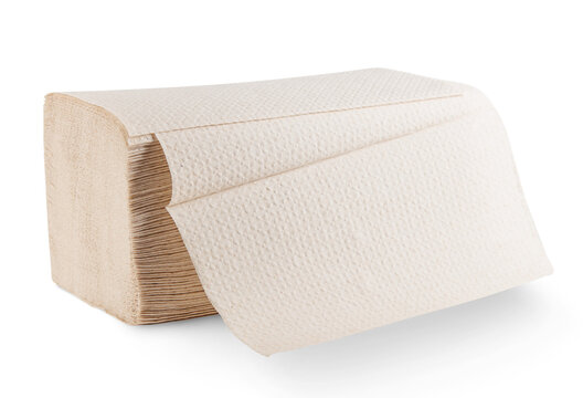 Paper towels isolated on transparent background