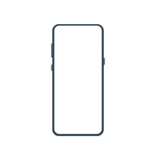 3d high quality vector smartphone mockups. Ultra realistic mobile device UI UX mockup for presentation template. Cellphone frame with blank screen isolated templates. 3d isometric illustration