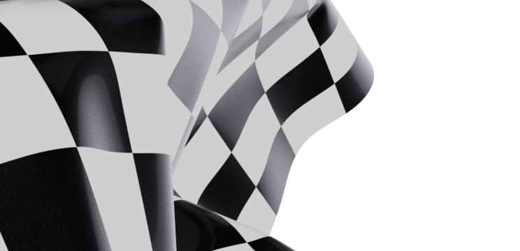 High-quality checkered flag image. Perfect for racing, speed, victory, and competition themes. Download now!