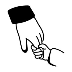 A drawing style icon depicting dad