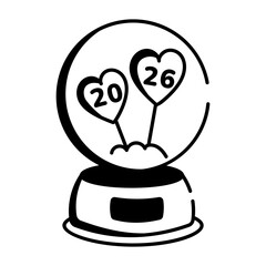 A sketchy style icon showing a candy dispenser