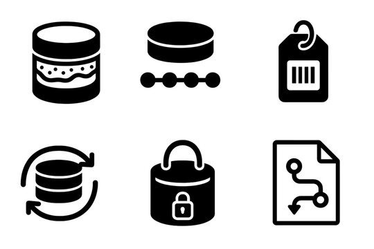 Time Capsule Icons. Line style icons of Time Capsule Curation: capsule construction layers, curation progress, tag printout, item